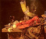 Still Life with the Drinking-Horn of the Saint Sebastian Archers' Guild, Lobster and Glasses